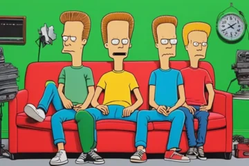 Beavis and Butthead Couch Background Green Screen