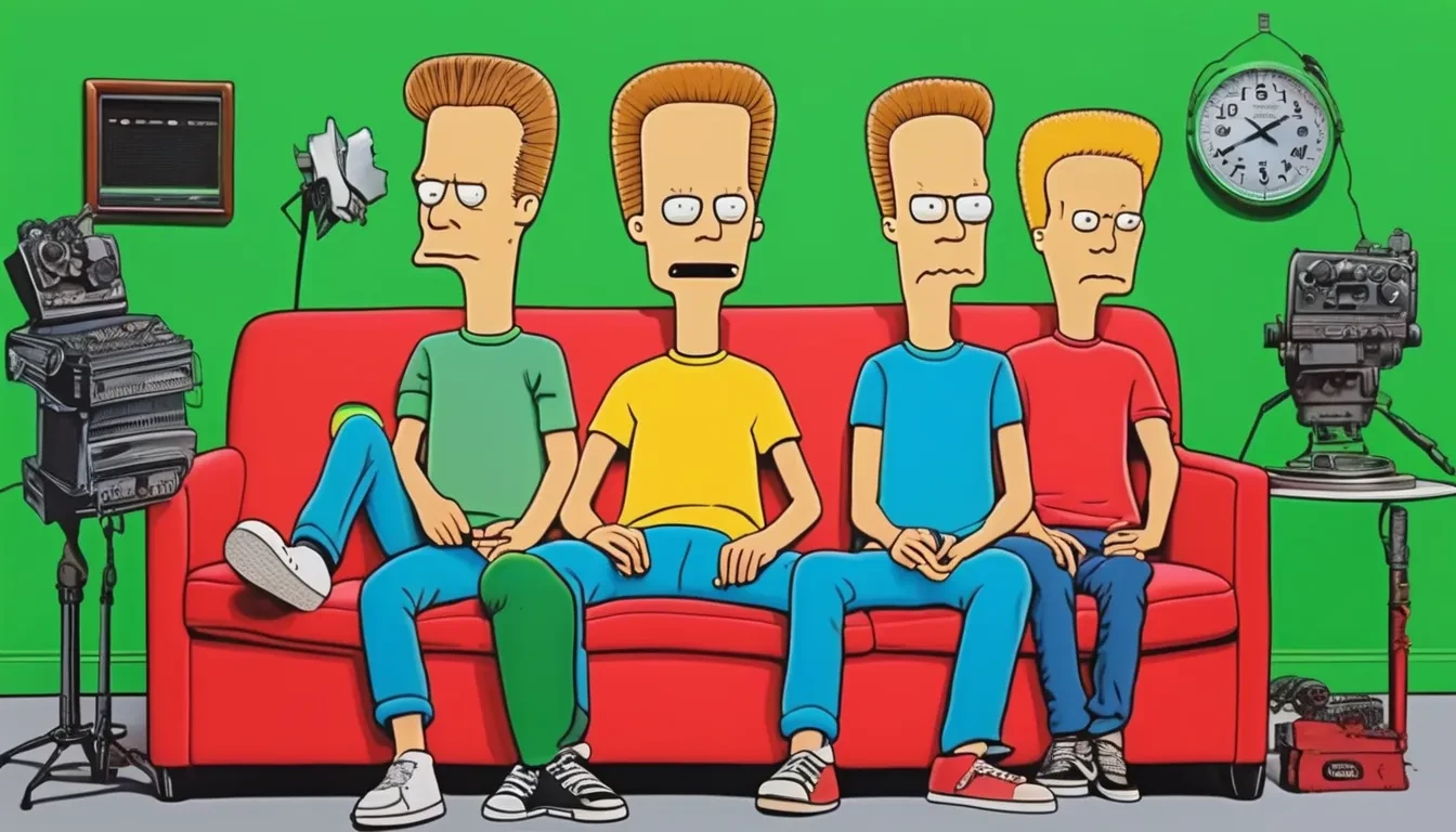 Beavis and Butthead Couch Background Green Screen