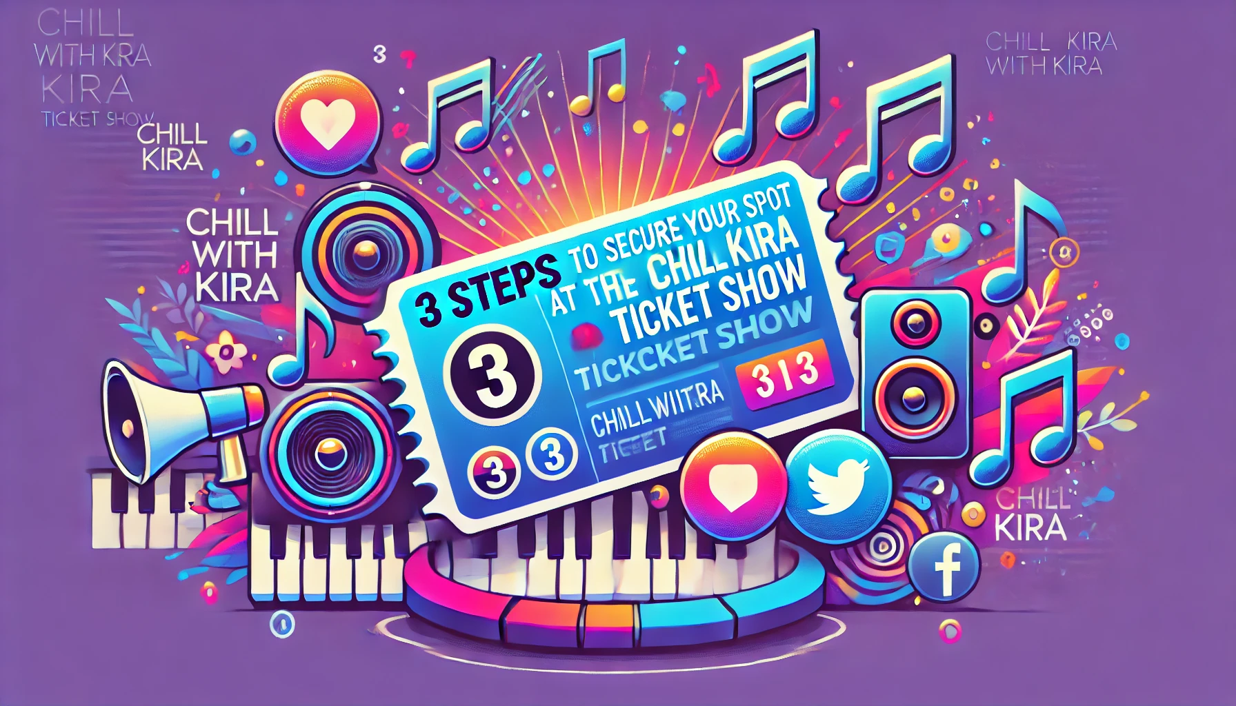 "3 Steps to Secure Your Spot at the ChillWithKira Ticket Show"